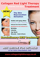 A1_size_collagen_light_therapy_poster_image